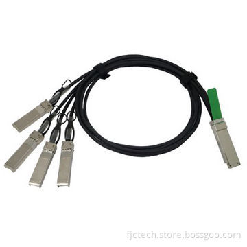 40GBase QSFP+ Copper Cable Assembly, 32AWG, 10g, 3m